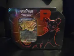 Pokemon Scarlet & Violet Destined Rivals Team Rocket Tin Persian EX Sealed - Image 1