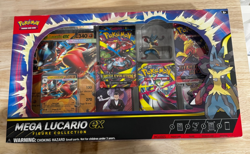 Pokemon TCG Mega Lucario ex Premium Figure Collection Box Factory Sealed NEW - Image 1