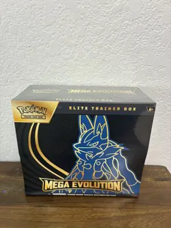 Pokemon TCG - Mega Evolution ETB Elite Trainer Box Lucario- New / Factory Sealed - Image 1