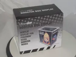 Booster Box Display Acrylic for Pokemon-Sized Booster Boxes Ultra PRO NEW - Image 1