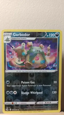 Garbador [LP] - Pokemon TCG Fusion Strike 169/264 [Reverse Holo Uncommon] - Image 1
