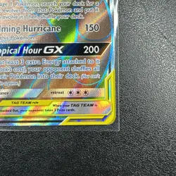 Pokemon TCG Rowlet & Alolan Exeggutor GX 214/236 Full Art Tag Team Unified Minds - Image 3