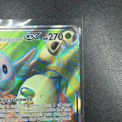 Pokemon TCG Rowlet & Alolan Exeggutor GX 214/236 Full Art Tag Team Unified Minds - Image 5