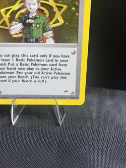 Pokemon Lt. Surge TCG 017/132 Gym Heroes Trainer Holo Rare - Image 5