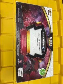 POKEMON 2018 SHINY ZOROARK GX SHINING LEGENDS Special Collection Box SEALED - Image 2
