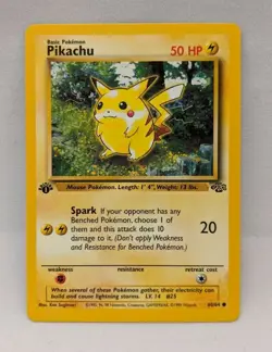 1st Edition Pikachu Jungle 60/64 NM Pokemon TCG - Image 1