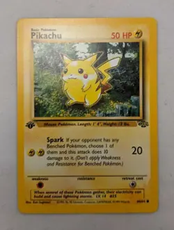 1st Edition Pikachu Jungle 60/64 NM Pokemon TCG - Image 3