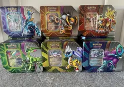 Pokemon TCG Assorted S&V Sealed Tins 5 Packs - Image 1