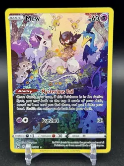 Mew GG10/GG70 Crown Zenith: Galarian Gallery Holo Pokemon TCG - Image 1