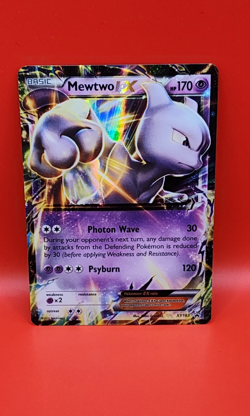 Mewtwo EX XY183 [US SELLER} XY Holo Black Star Promo - Pokemon TCG - Image 3