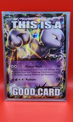 Mewtwo EX XY183 [US SELLER} XY Holo Black Star Promo - Pokemon TCG - Image 5