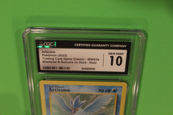 2023 POKEMON BLASTOISE & SUICUNE EX HOLO ARICUNO 009/034 CGC 10 - Image 2
