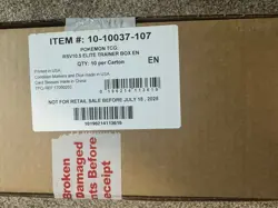 Pokemon White Flare Elite Trainer Box ETB Sealed Case - Image 1