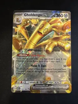 Gholdengo EX 139 Double Rare Paradox Rift - NM - Pokemon - Image 2