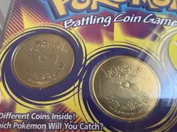 1999 Vintage Nintendo Hasbro Pokemon Battling Coin Game Battle Coins Sealed - Image 5