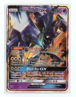 Necrozma GX 63/147 Ultra Rare Holo SM - Burning Shadows Pokemon TCG LP - Image 1
