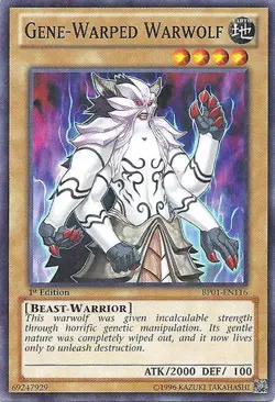 1x (NM) Gene-Warped Warwolf - BP01-EN116 - Starfoil Rare - 1st Edition YuGiOh - Image 1