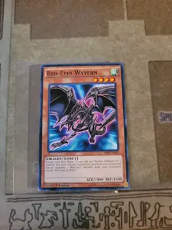 YUGIOH RED-EYES WYVERN SR02-EN010 COMMON 1ST ED VLP - Image 1