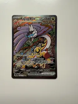 Pokemon TCG Raging Bolt EX Prismatic Evolutions Card 166/131 Sir - Image 1