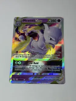 Mewtwo VSTAR 031/078 Pokemon GO Ultra Rare Pokemon TCG Card NM - Image 1