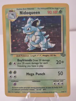 Pokemon TCG Nidoqueen Jungle Holo Card 7/64 Unlimited Rare - Image 1