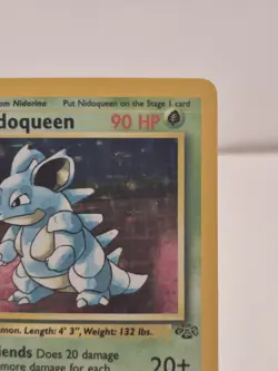 Pokemon TCG Nidoqueen Jungle Holo Card 7/64 Unlimited Rare - Image 2