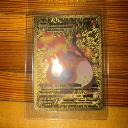 Pokemon Fan Art Charizard VMAX Gold Foil Fan Art Card - Image 1