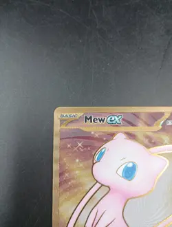 Mew ex 205/165 Metal Black Star Promo Pokemon 151 Holo Hyper Rare Card TCG - Image 2