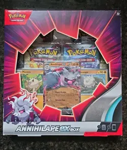 New Sealed Pokemon TCG Annihilape EX Box- Booster Packs Foil Cards - Image 1