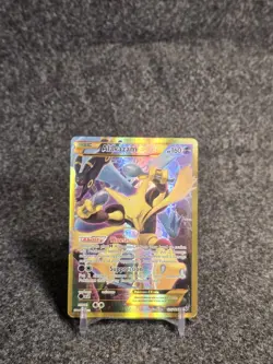 Pokemon TCG Alakazam EX Secret Rare Fates Collide Card 125/124 Heavy Played Holo - Image 1