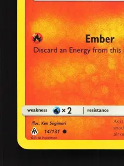 Fennekin 14/131 LP Forbidden Light English Pokemon Card TCG - Image 2