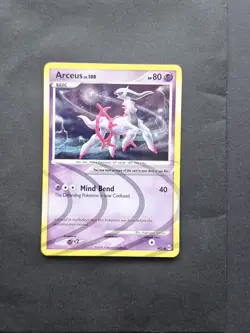 Pokemon TCG Arceus Holo Rare Card AR7/9 - Image 1