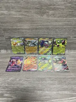 x8 Pokemon TCG Bundle of EX Cards - Paldean Fates, Obsidian Fates, Prismatic - Image 1