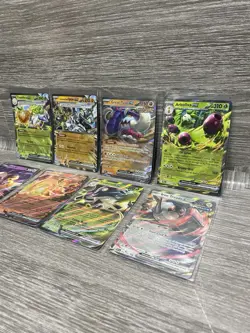 x8 Pokemon TCG Bundle of EX Cards - Paldean Fates, Obsidian Fates, Prismatic - Image 4