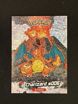 Pokemon Card Crystal Collection Stained Glass! Charizard + Shadow Meowth/Persian - Image 3