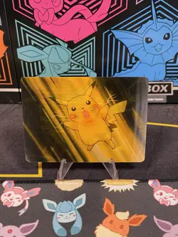 Pokemon Lenticular Pikachu Card - Viz Video Pioneer PIKA-0018D - 3D Promo LP - Image 2