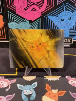 Pokemon Lenticular Pikachu Card - Viz Video Pioneer PIKA-0018D - 3D Promo LP - Image 3