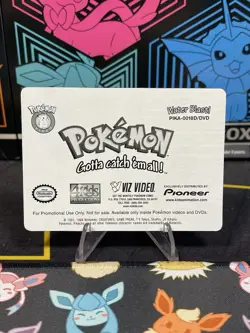 Pokemon Lenticular Pikachu Card - Viz Video Pioneer PIKA-0018D - 3D Promo LP - Image 4