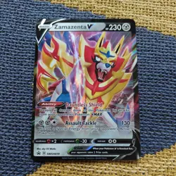 Zamazenta V SWSH019 - SWSH Black Star Promo - Pokemon Card - Near Mint - Image 1