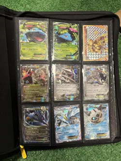 Pokemon Card Binder Lot - Mewtwo & Gyarados Binders, Vintage & EX Cards - Image 1