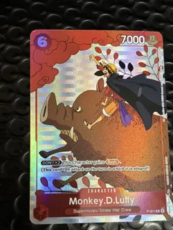 Monkey.D.Luffy (Gift Collection 2023) P-001 One Piece Promotion Cards Foil - Image 1