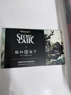 Secret Lair x Ghost of Tsushima Rainbow Foil Sealed/New MTG Sony PlayStation - Image 1