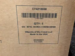 MTG Commander Decks 2020 Ikoria: Lair of Behemoths [Full Case / Set of 5] SEALED 630509943586 - Image 4