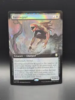 MTG - Barrowgoyf (Extended Art)- RIPPLE FOIL - M3C 50 - Rare - 2B - NM - Image 1