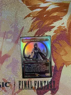 Lightning, Army of One (0320) (Borderless) Final Fantasy Foil - Image 1