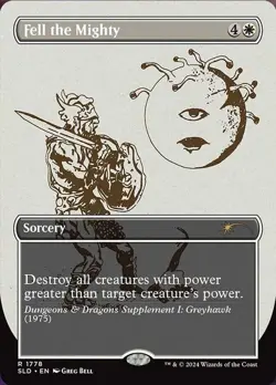 MTG Magic the Gathering Fell the Mighty (1778/2166) Secret Lair Drop Series NM - Image 1