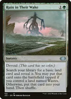MTG Magic the Gathering Ruin in Their Wake (132/835) Jumpstart 2022 LP - Image 1