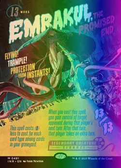 MTG Emrakul, the Promised End (481/612) Innistrad Remastered NM FOIL - Image 1