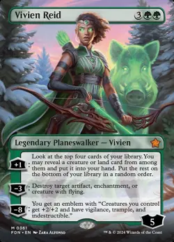 MTG Magic the Gathering Vivien Reid (361/789) Foundations NM - Image 1