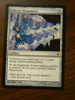 MTG Zendikar Eldrazi Monument Mythic Artifact Unplayed NM - Image 1